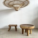 Suspension rattan saucer iron frame D:120 H:60