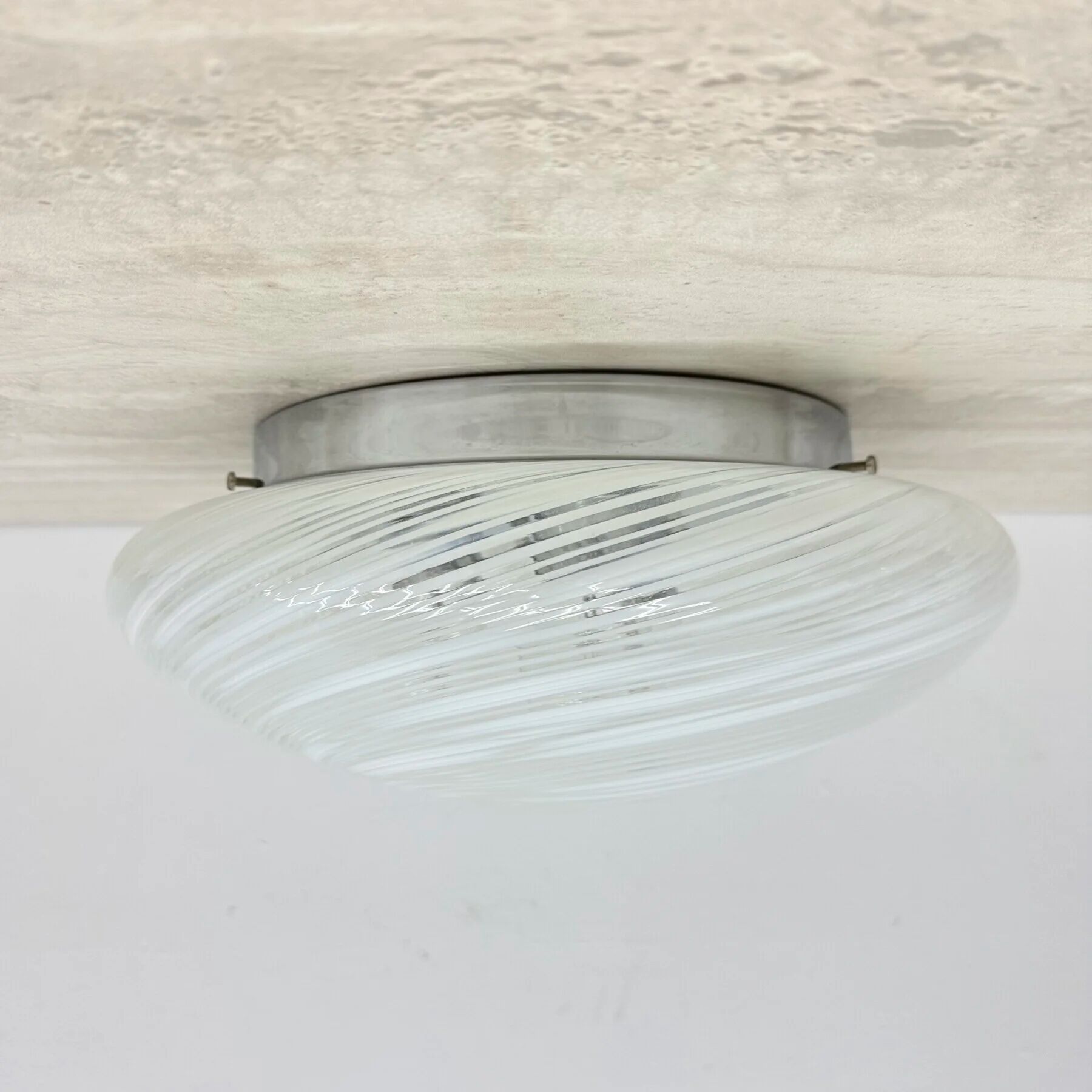 Mid-century design Murano glass Hillebrand ceiling lamp, 1970s