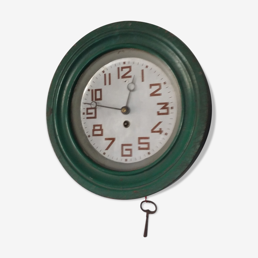 Pendule de gare Paul Garnier horloge mécanique | Selency