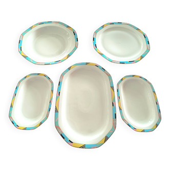 Set of 5 Winterling Bavaria Röslau model dishes