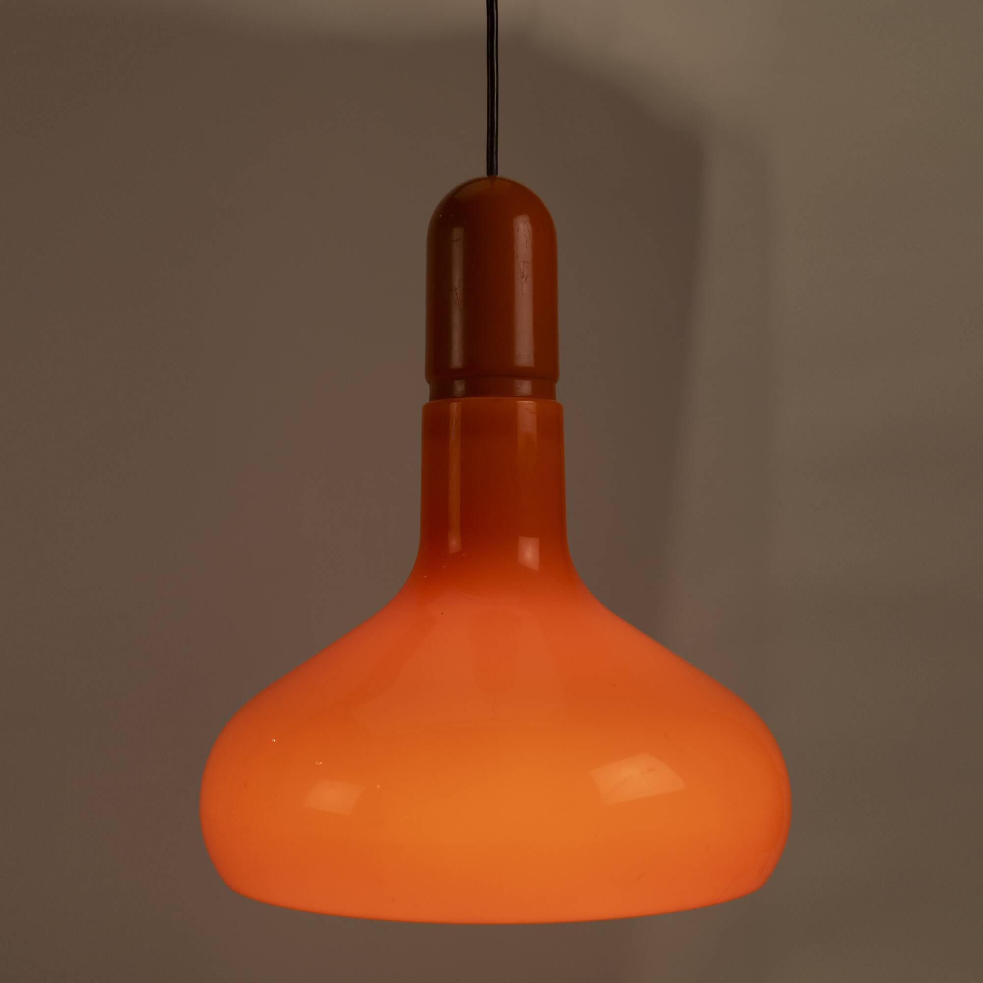 Orange Metalindustrie Pendant Lamp for STAFF Luminaires