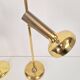 Vintage Brass Trumpet Table Lamps by Solken Leuchten, 1970s, Set of 2