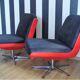 Pair of Dinna Veb Mobel Kombinat armchairs, Germany 1960s