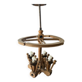 Lustre Guillerme & Chambron – Votre Maison – Chêne et opaline