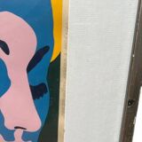 Lithograph entitled "Fra serena on rebecca et helena" by Erik Rasmussen