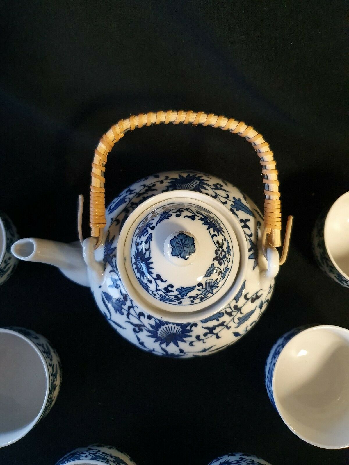 Chinese porcelain tea service 6 people