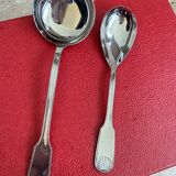 Vintage Ivory and Stainless Steel Cutlery Set | French Elegance