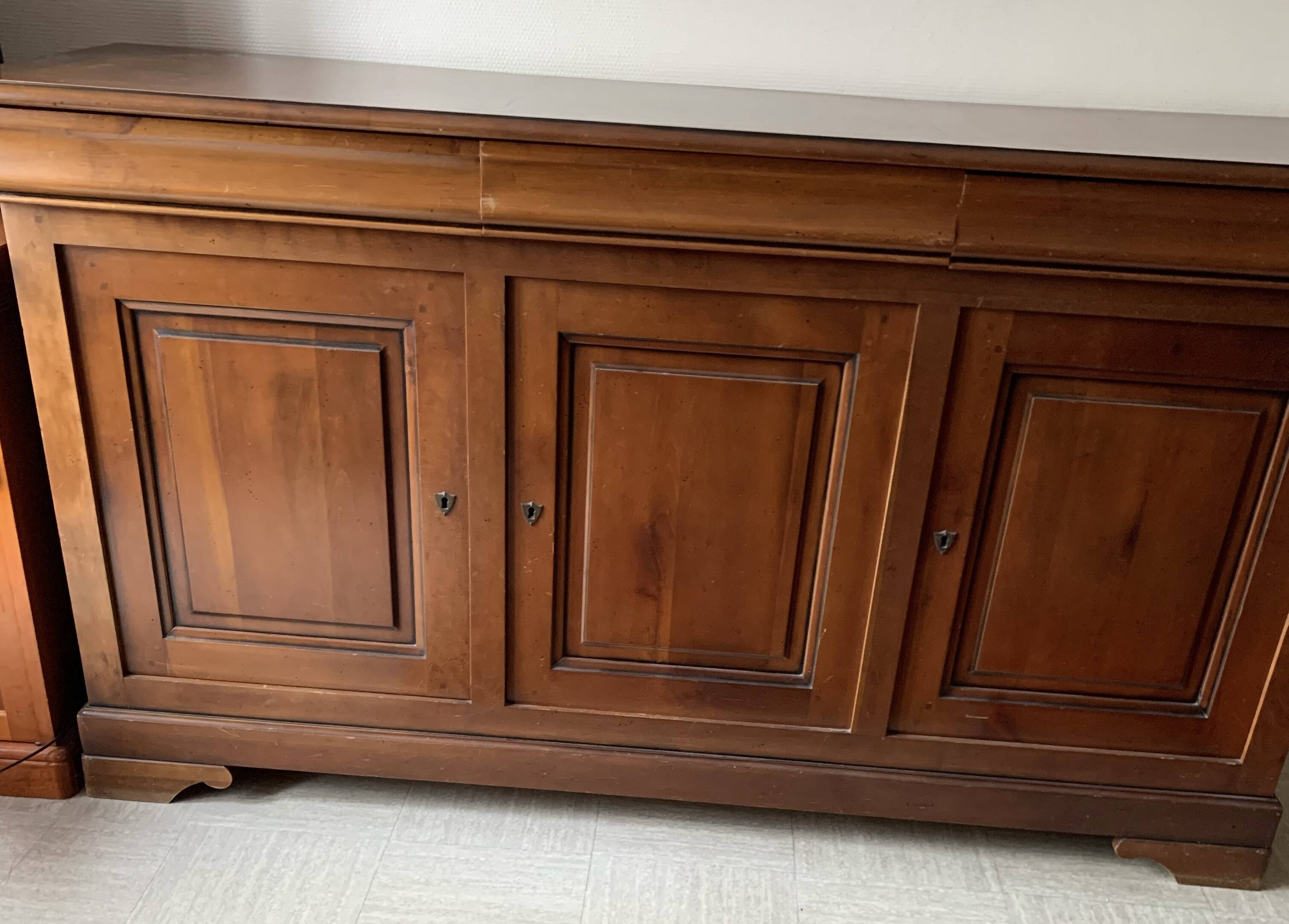 Cherry wood sideboard