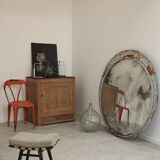 Small antique buffet from the end of the 19th century restored in solid oak