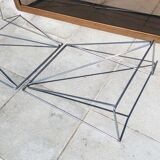 Coffee and high trestle table