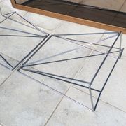Table basse et haute tréteaux