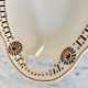 Oval and hollow dish longwy model "cézarine" art deco 30s