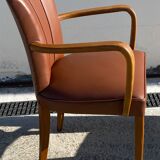 Pair of 50s bridge armchairs