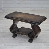 1950s, Danish artdeco coffee table with shelf, ash wood.
