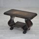 1950s, Danish artdeco coffee table with shelf, ash wood.