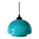 Suspension in blue opaline mushroom design 60s-70s