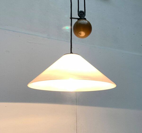 Suspension Agrégato Postmoderne Italienne par Enzo Mari & Giancarlo Fassina pour Artemide, années 1970