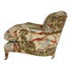 Canapé George Smith Signature Scroll Arm en velours