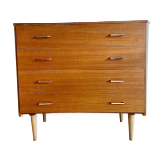 Vintage chest of drawers from the 60s - conical legs