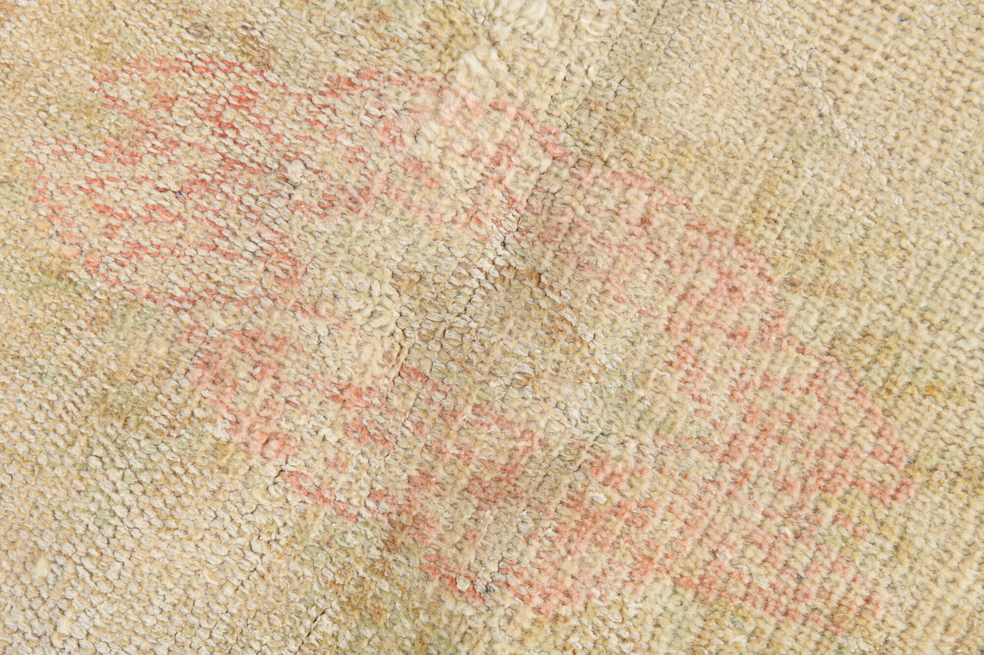 Tapis vintage oriental rouge pêche 6x9, 184x286cm