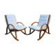 Paire de fauteuils WK Wohnen Allemagne années 1970