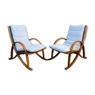 A pair of WK Wohnen armchairs, Germany, 1970s