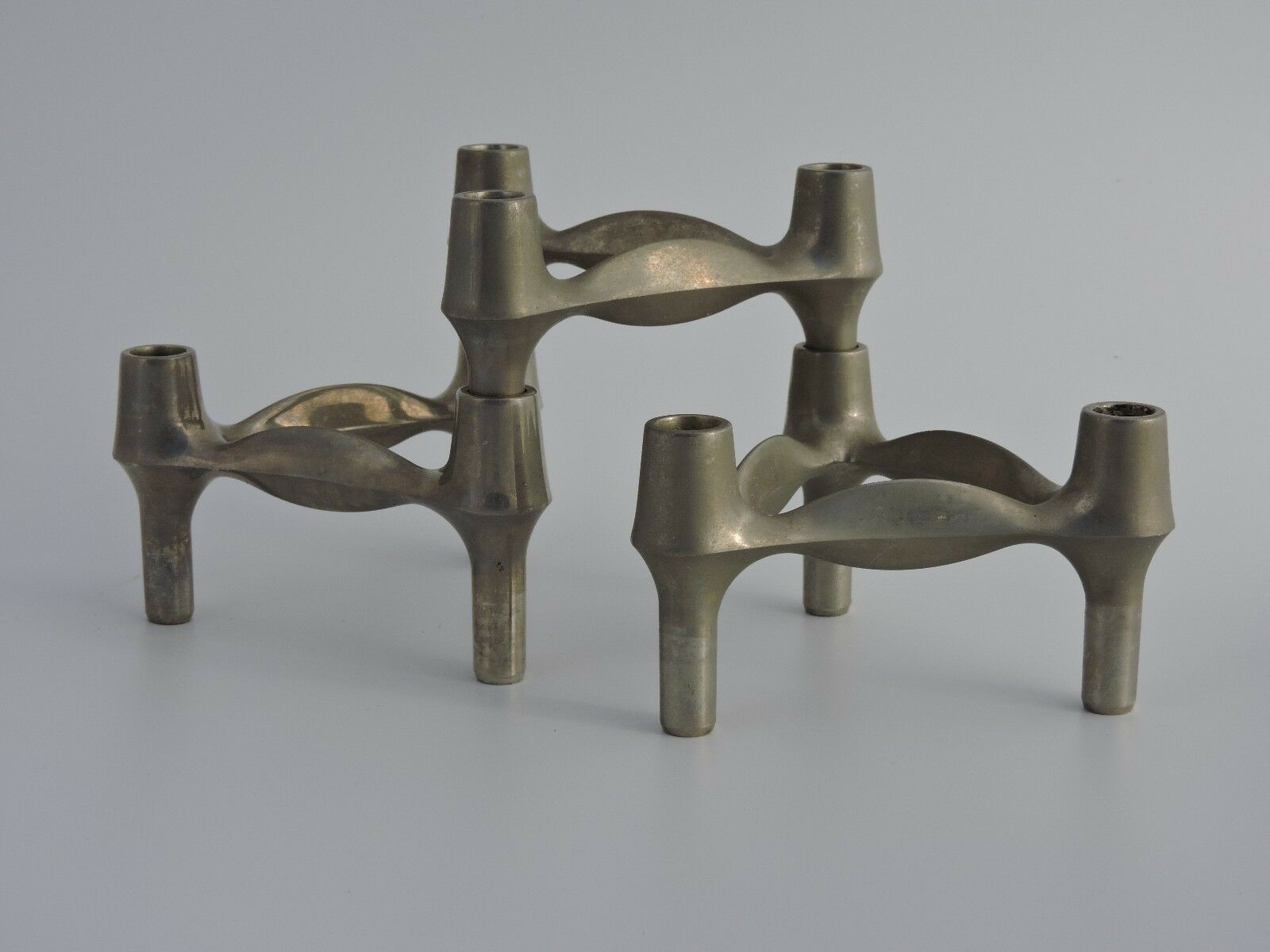 Swim vintage design stackable candlesticks