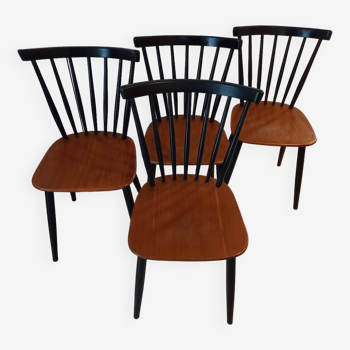 Set of 4 Fanett type chairs