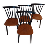 Set of 4 Fanett type chairs