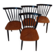 Suite de 4 chaises type Fanett