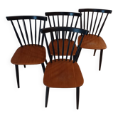 Suite de 4 chaises type Fanett