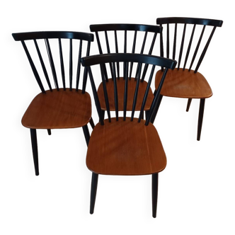 Set of 4 Fanett type chairs