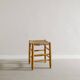 French Mid Century "N17" Wooden Rattan Straw by Charlotte Perriand, 1950s