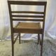 Series of 4 solid wooden chairs by René Gabriel 40/50
