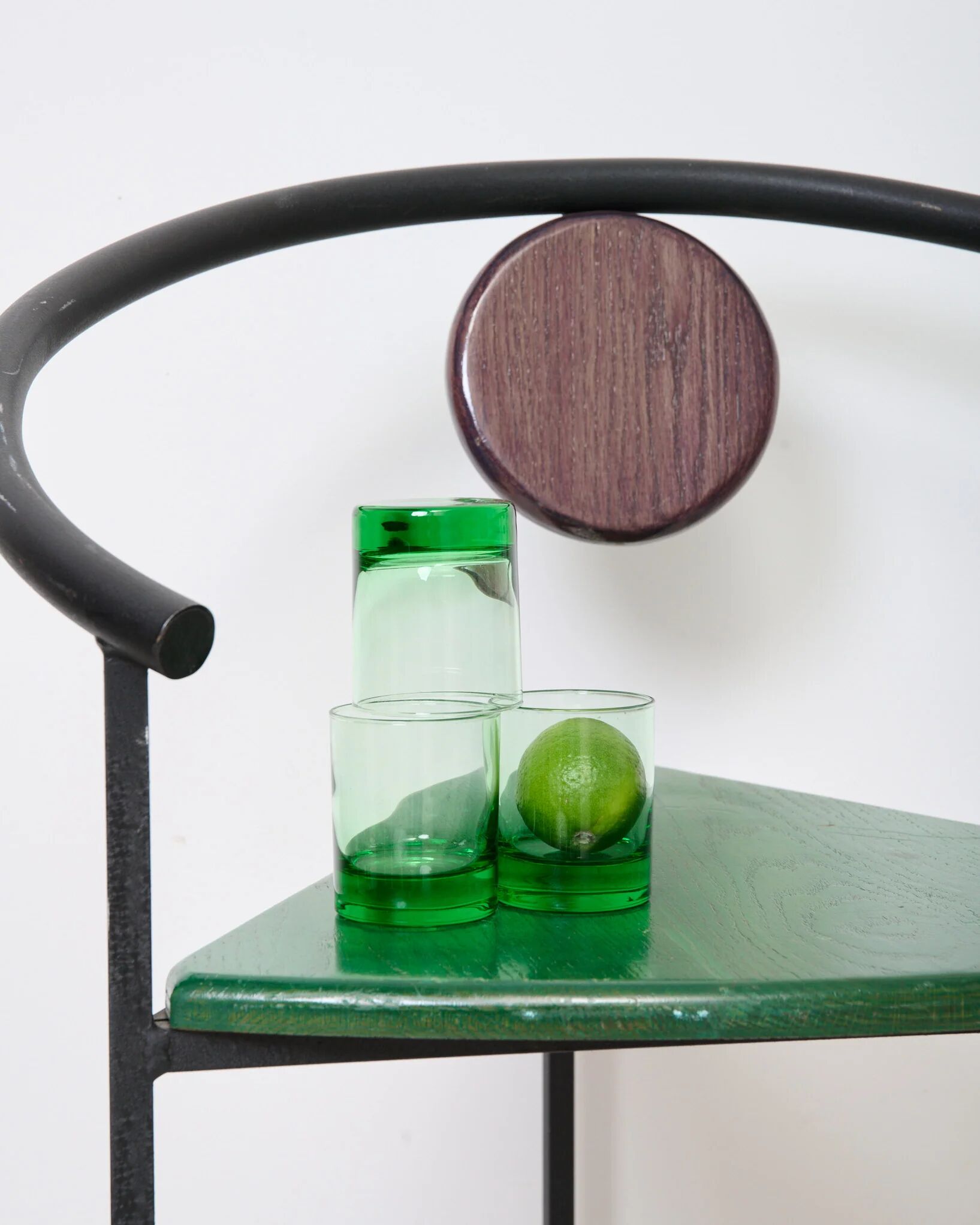 Bar chairs (4), Memphis, 1980