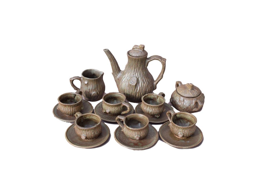 Vintage coffee service vallauris "tronc"