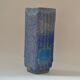 Vase fat lava blue - Strehla Keramik, made in West Germany 1970