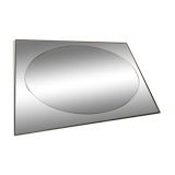 Heavy 2 tone Italian glass mirror