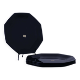 6 Assiettes plates "Octime" noir  Arcoroc
