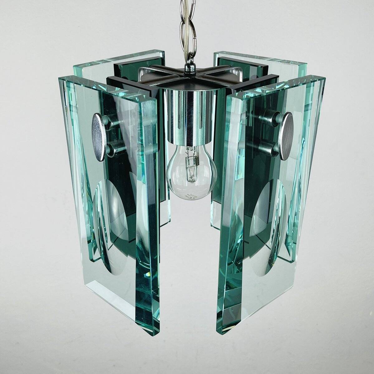 Italian art glass pendant by Fontana Arte, Italy, 1970s.