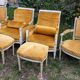Ensemble Style Louis XVI - fauteuils, bergères et repose pieds