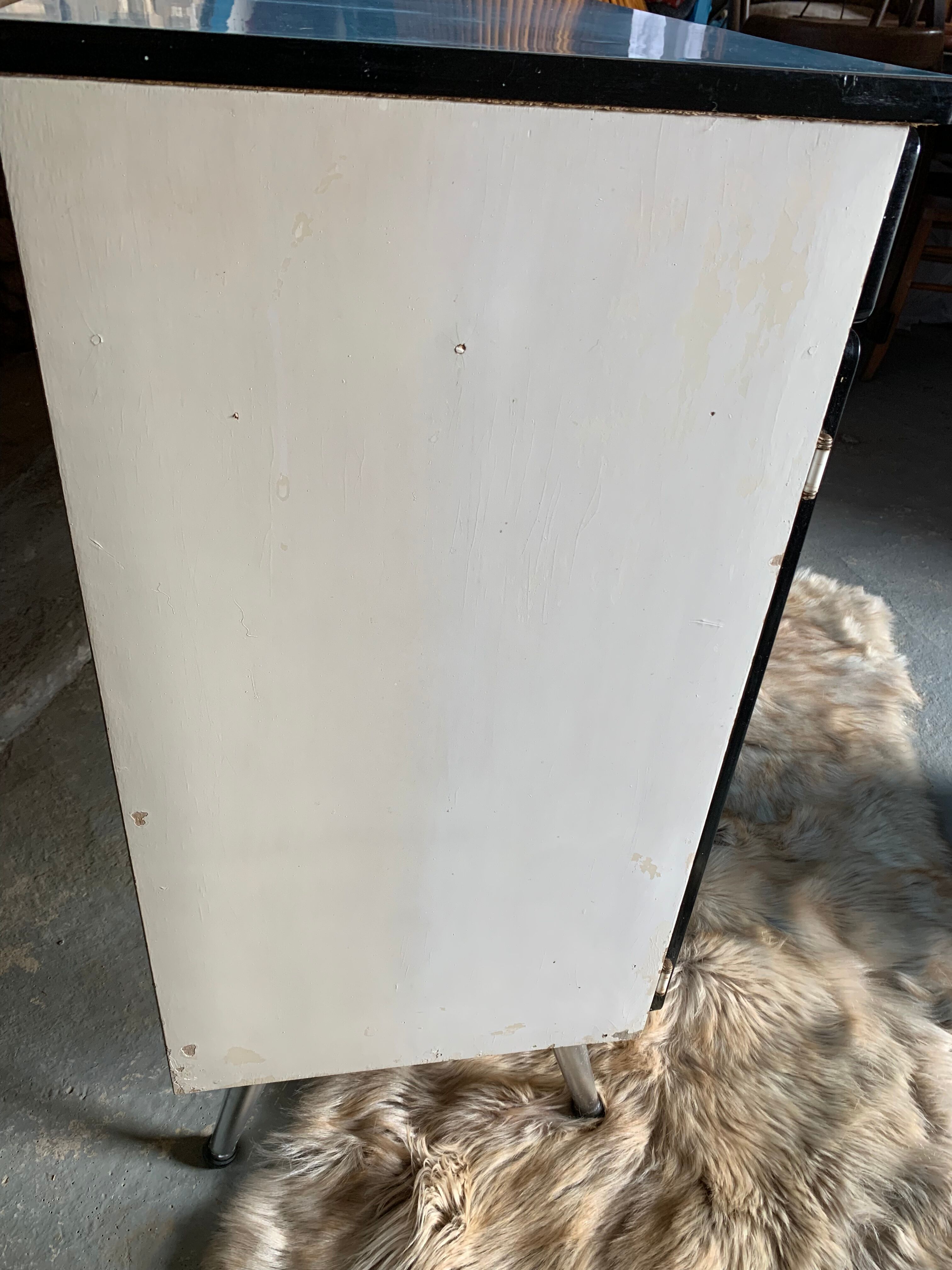Buffet formica bleu