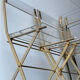 4 chaises pliantes « les invisibles » pour Marais international 1970