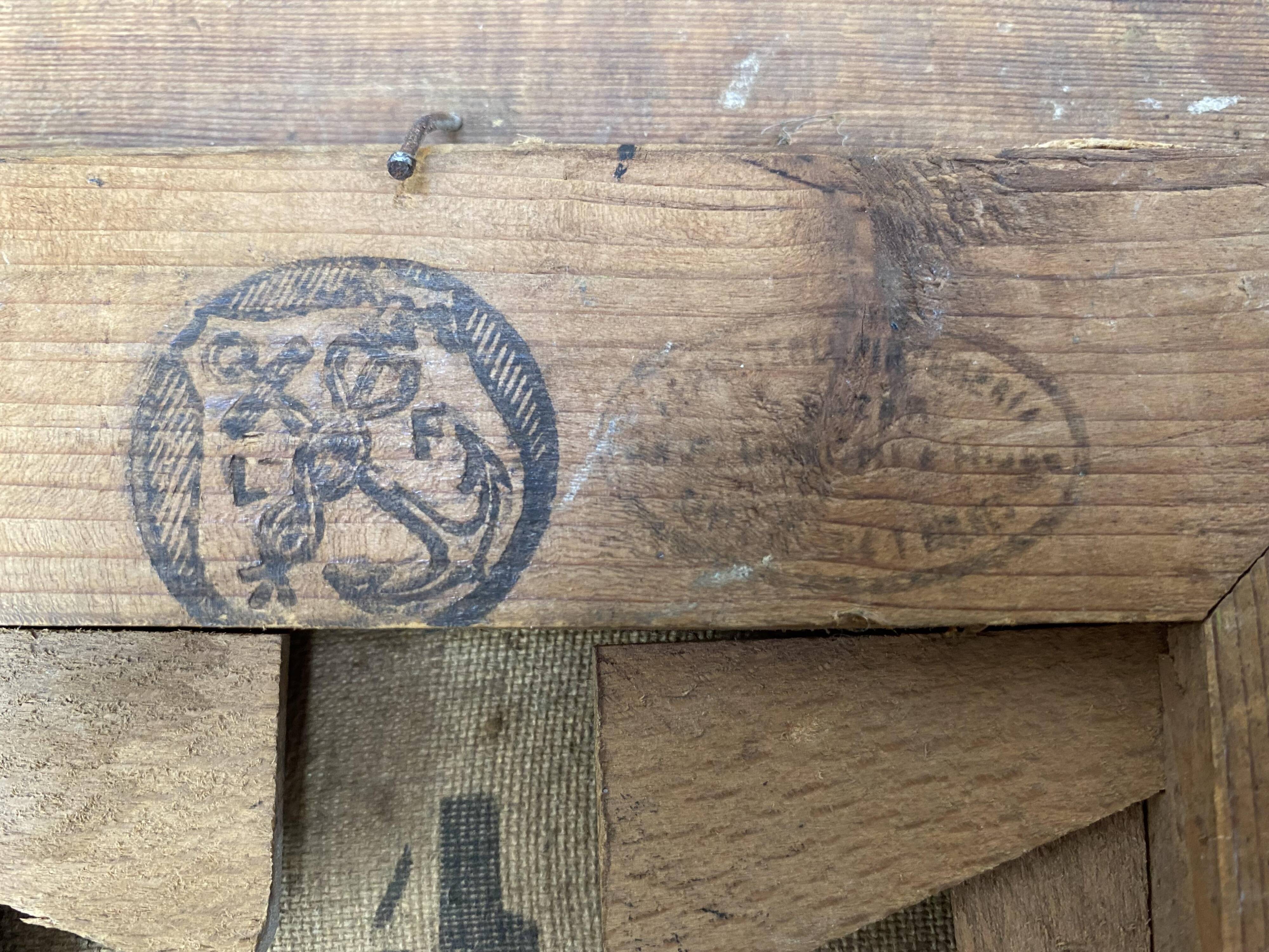 Marine painting Désiré-Lucas early twentieth oil on canvas