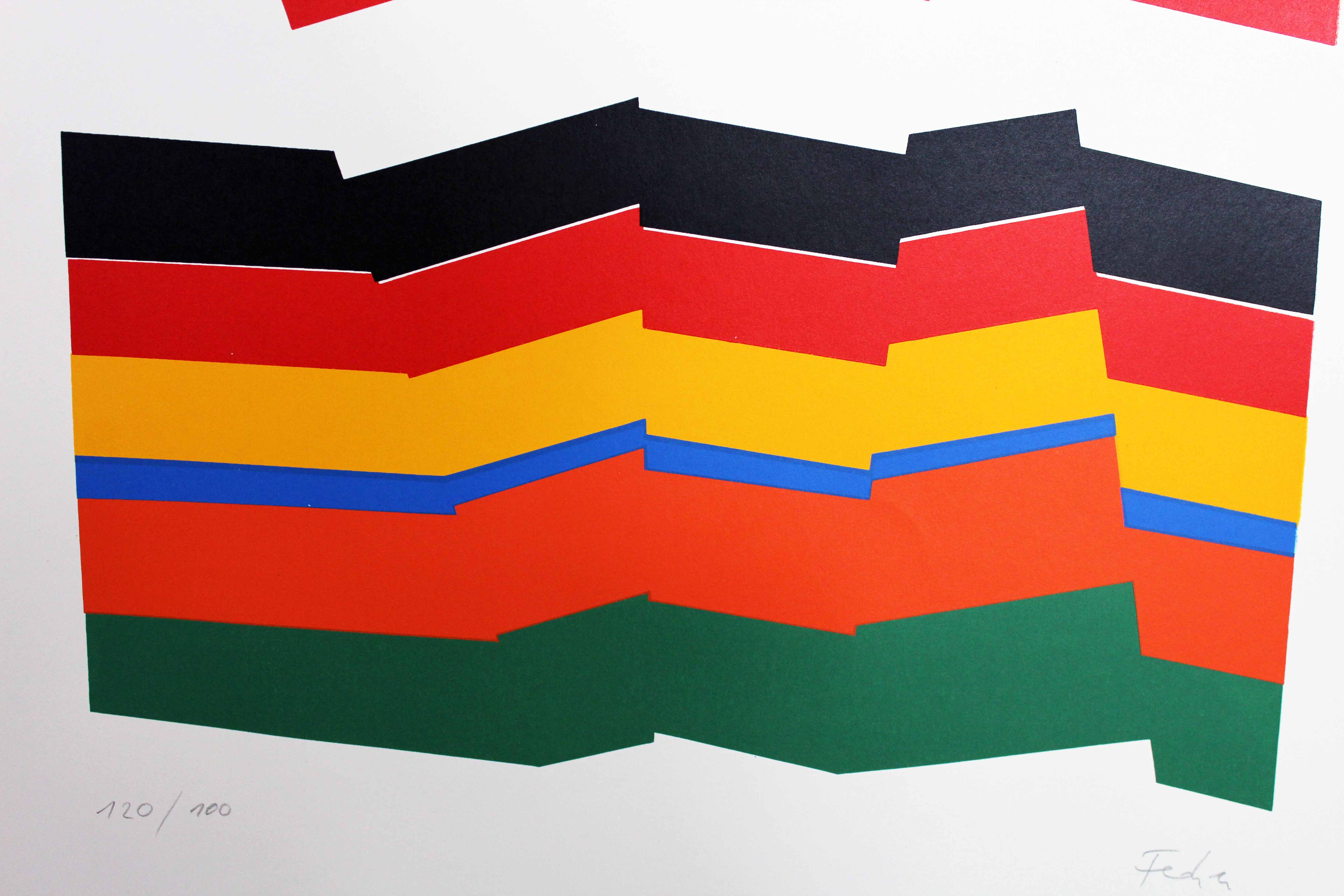 Vintage print by Franz Fedier