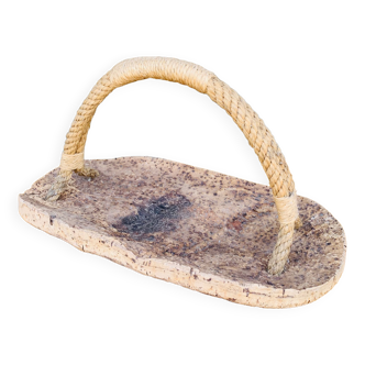 Cork and rope fruit basket