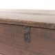 Antique oak chest, trough, blanket chest, 19th century