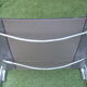 Series of grey and chrome leather armchairs