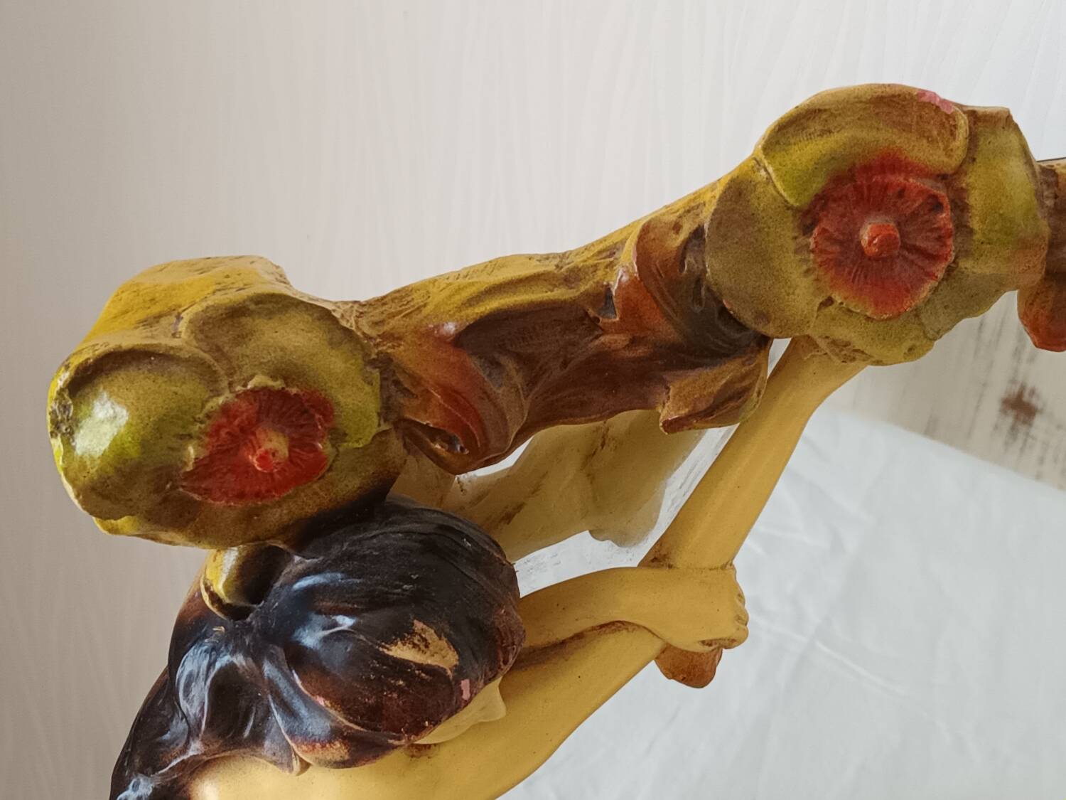 Art Nouveau tabletop mirror