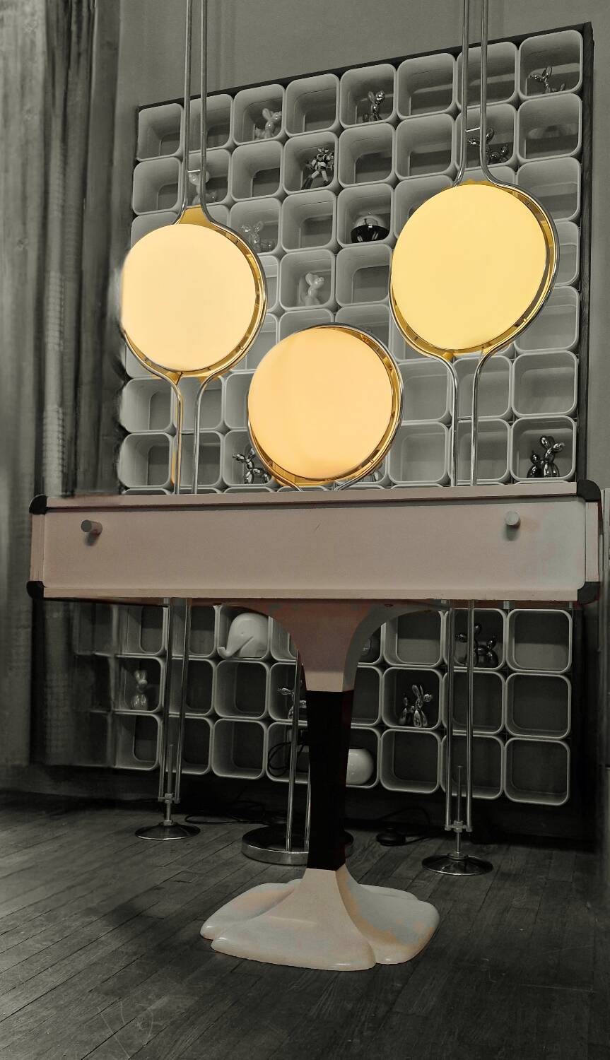 Gautier furniture circa 1970, Desk and dressing table set